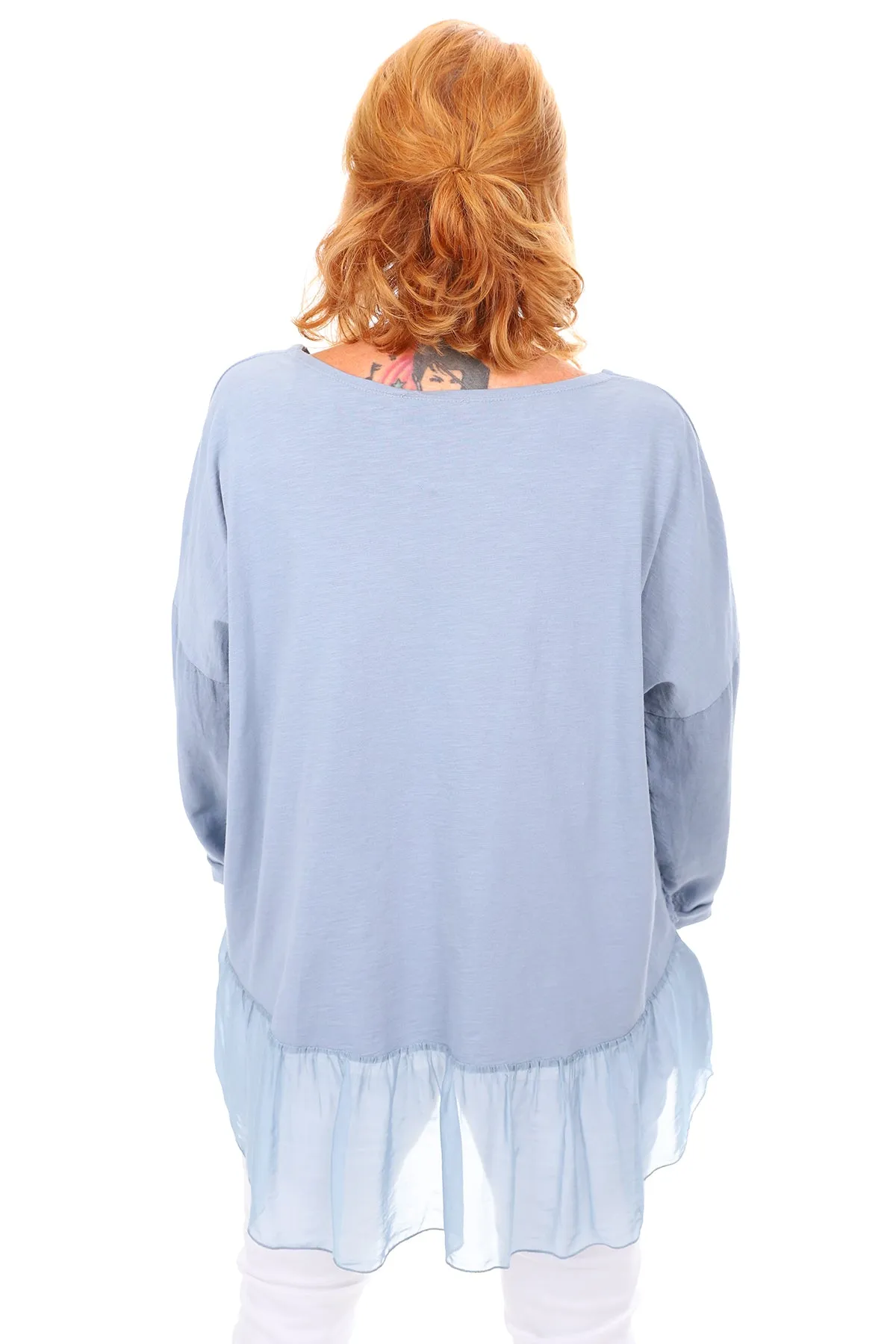 Lazy Days Linen Top - Blue - CP6