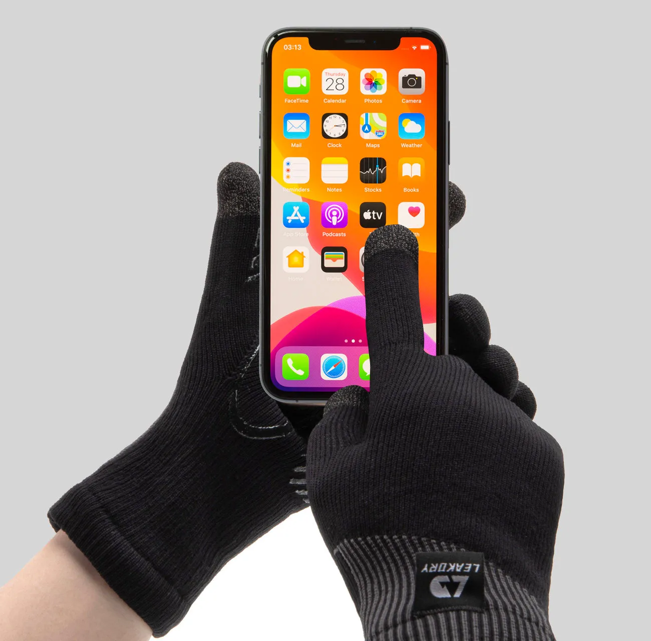 LEAKDRY Waterproof All Weather Ultra Grip Knitted Glove