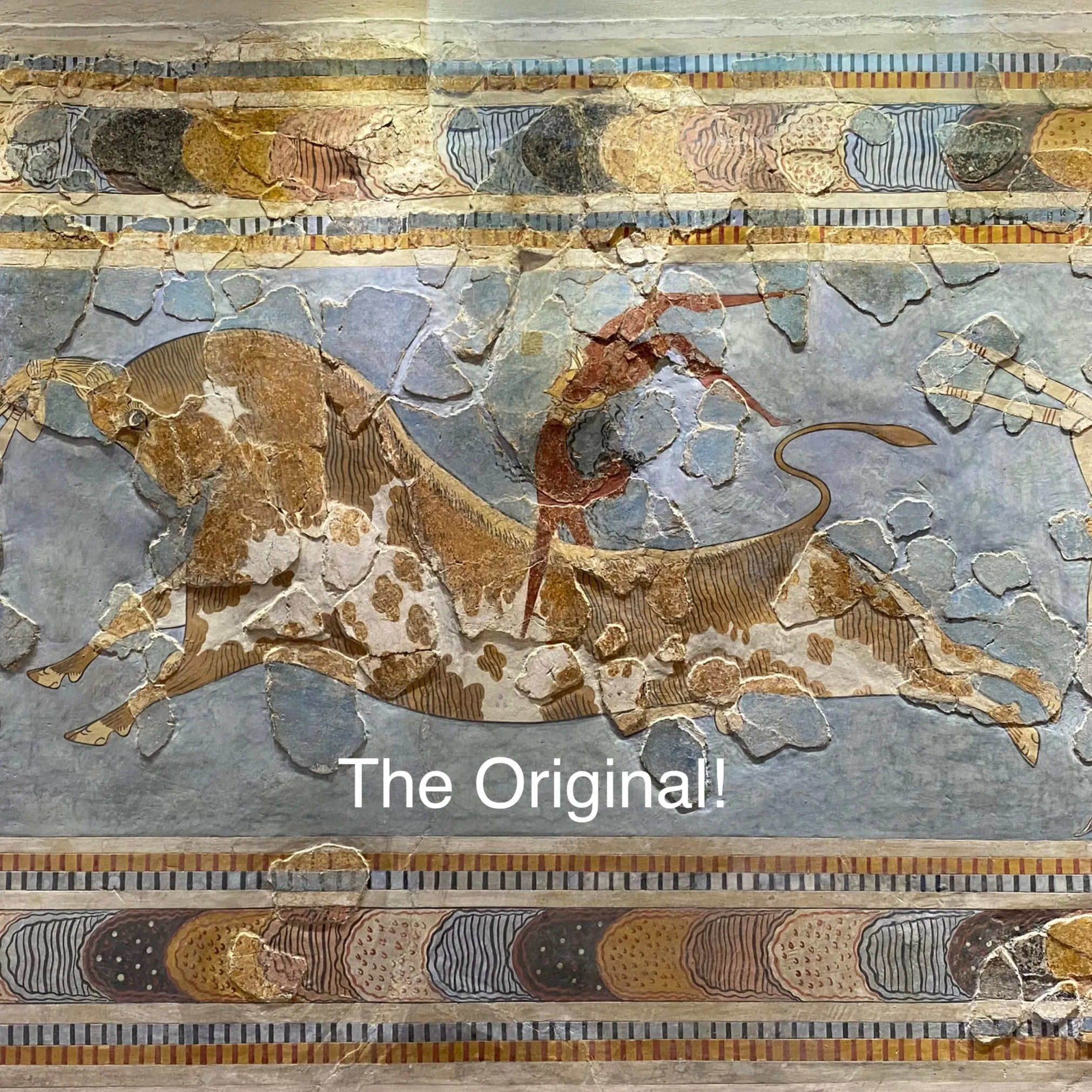 Leaping Bull from the Palace at Knossos Brooch