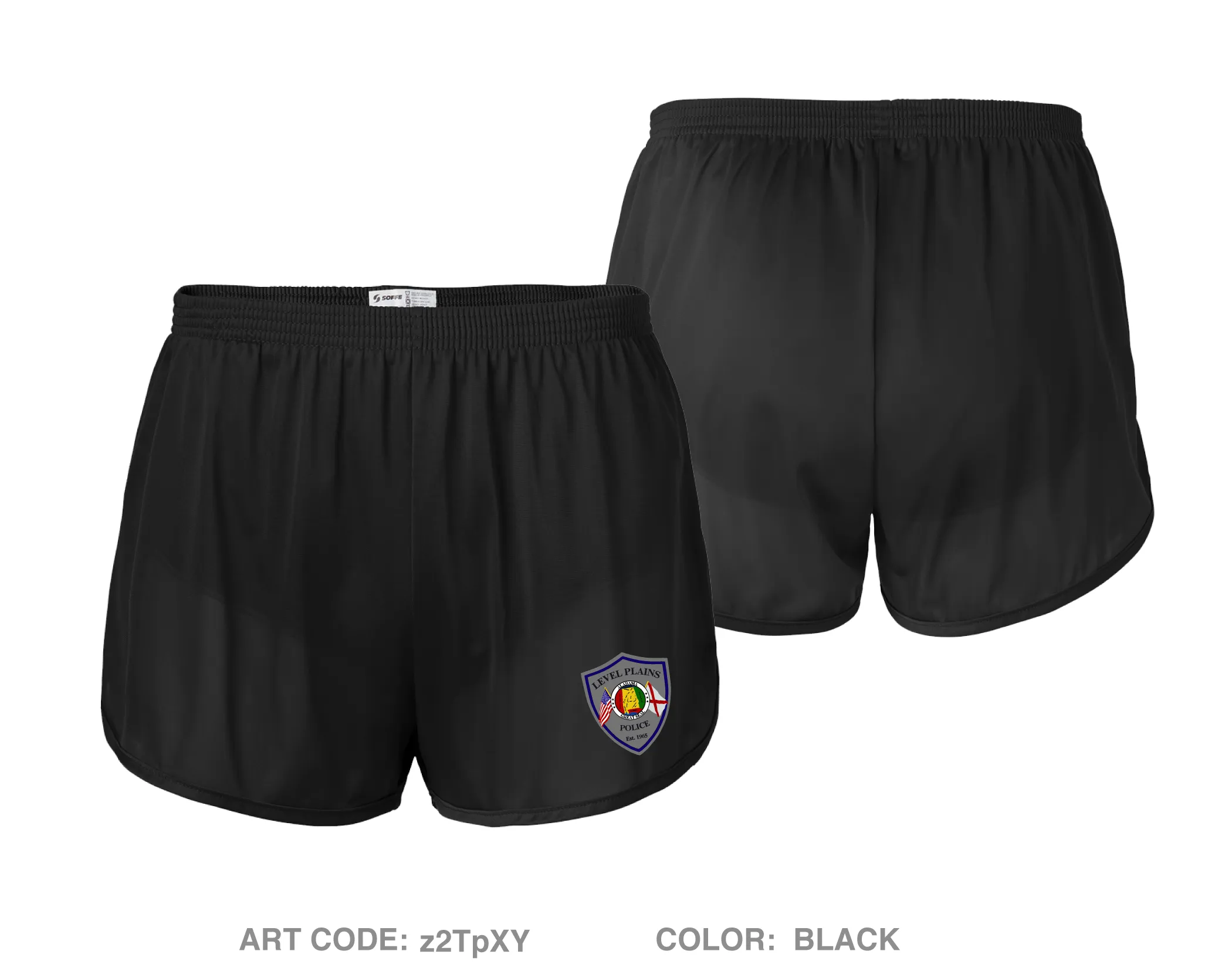 Level Plains Police Department Hi-Tech Emblem Silkies - z2TpXY