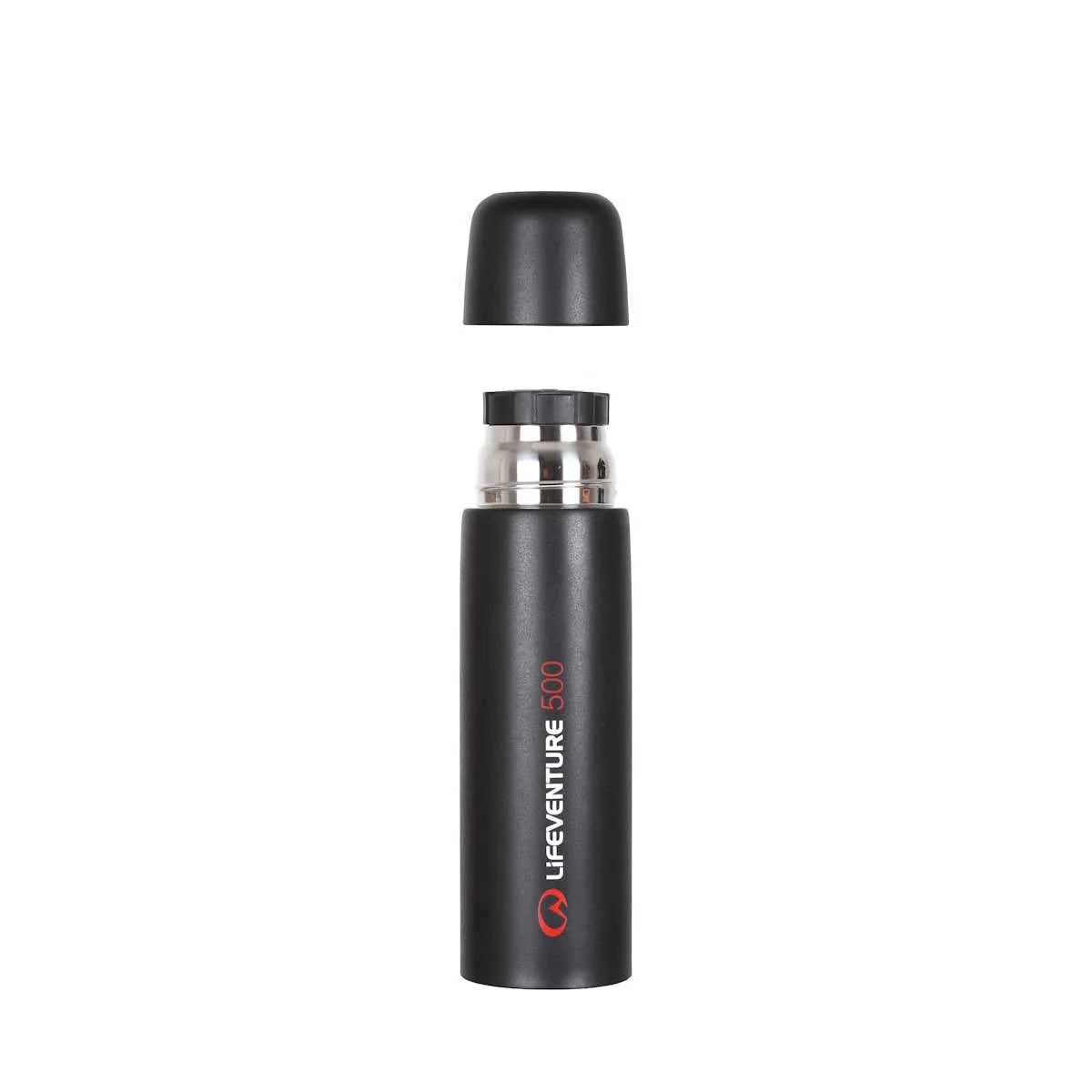Lifeventure TiV Vacuum Flask Black 500ml