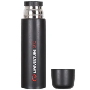 Lifeventure TiV Vacuum Flask Black 500ml