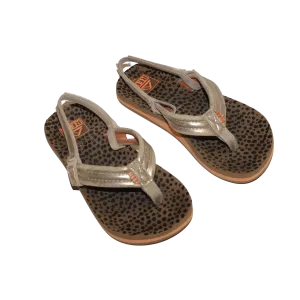 Little Ahi - Gold Flip Flop Sandals