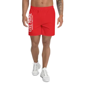 Live More Men's Athletic Long Shorts