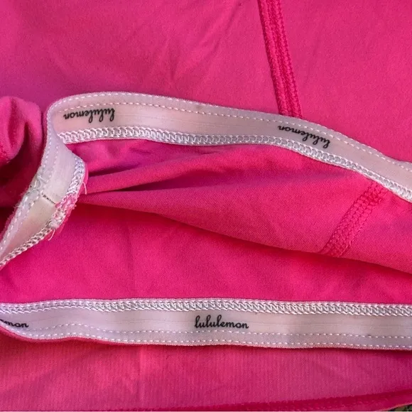 Lululemon Pace Setter tennis skirt Pinkalicious Bright Pink shorts Size 10