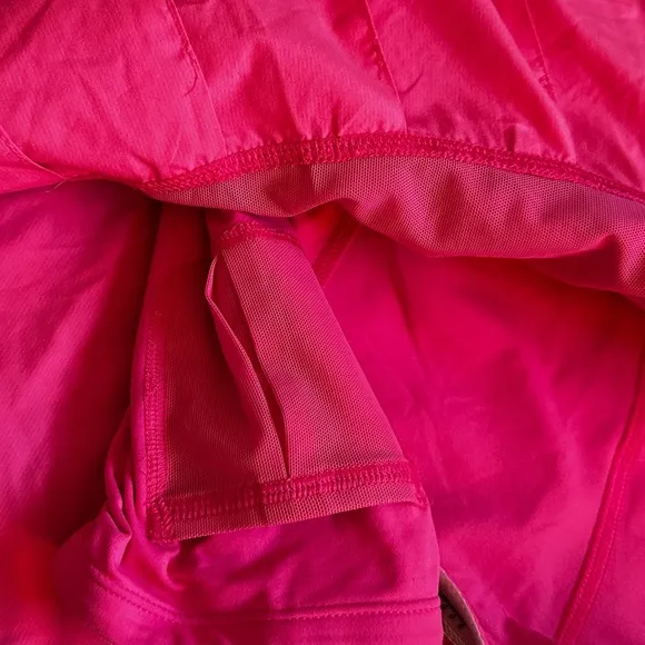 Lululemon Pace Setter tennis skirt Pinkalicious Bright Pink shorts Size 10