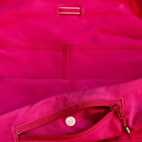 Lululemon Pace Setter tennis skirt Pinkalicious Bright Pink shorts Size 10