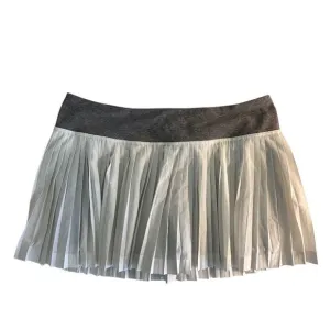 Lululemon Pleat to Street Tennis Skirt Athletic Skort Size 10 White Gray