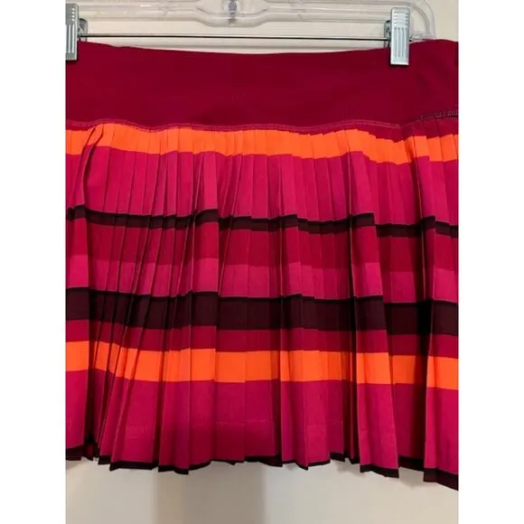 Lululemon Tennis Skirt Pickleball Athletic Wear Pleat to Street Striped Size 10