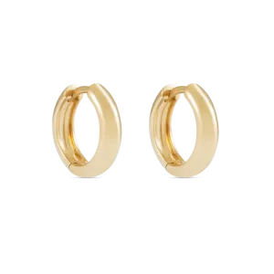 Lumi Hoop Earrings - Solid Gold
