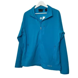 Marmot Women's Tempo Jacket Atomic Blue Softshell Water-Repellent Breathable‎ XL