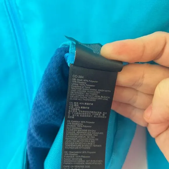 Marmot Women's Tempo Jacket Atomic Blue Softshell Water-Repellent Breathable‎ XL