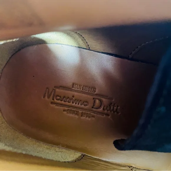 Massimo Dutti Oxfords Men Suede Size 43