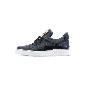 Mauri baby crocodile and leather sneaker