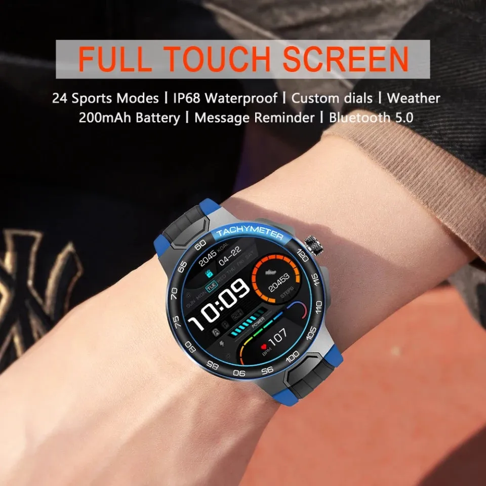 Melanda New Luxury Smart Watch Men Sport fitness Tracker