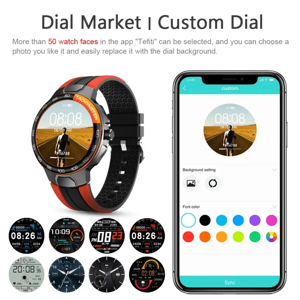 Melanda New Luxury Smart Watch Men Sport fitness Tracker