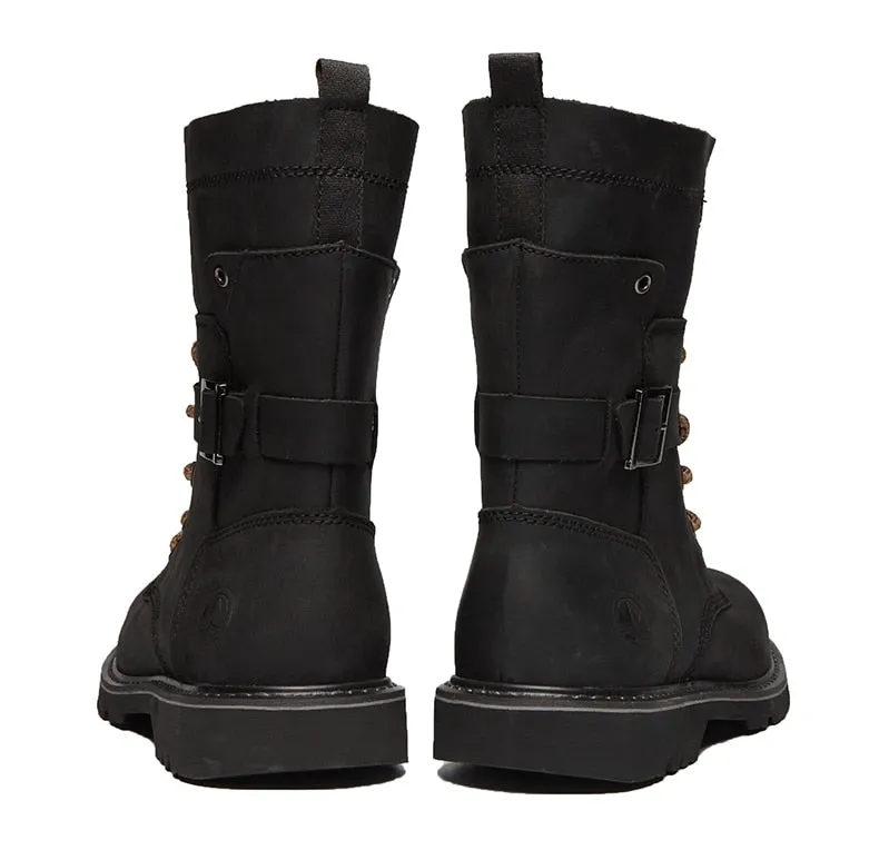 Men Boots Genuine Leather Winter Autumn Shoes Motorcycle Mens Ankle Boots Couple Oxfords Shoes Fashion Shoes Men Basic boots