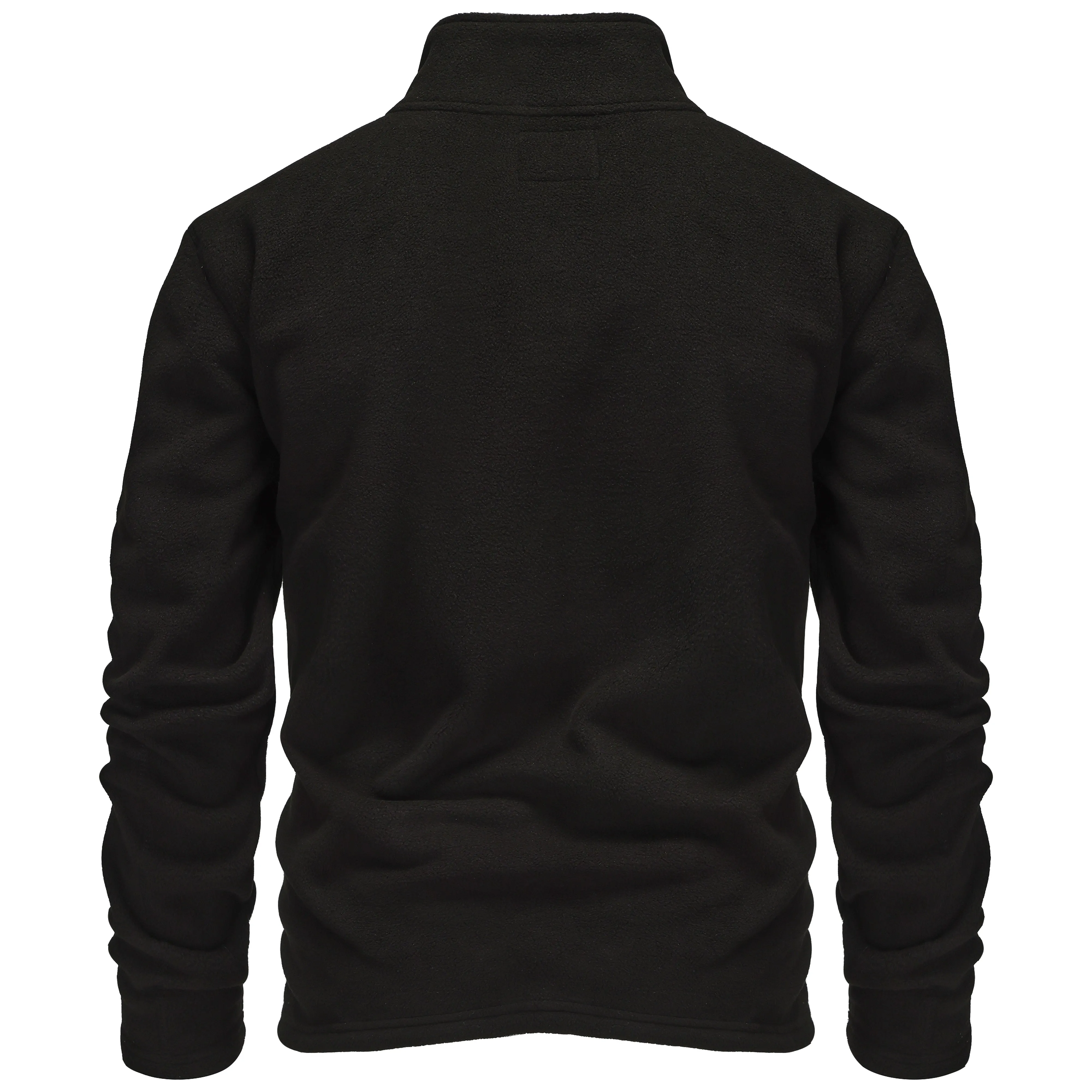 Mens 1/4 Zip Fleece Jumper - Charcoal