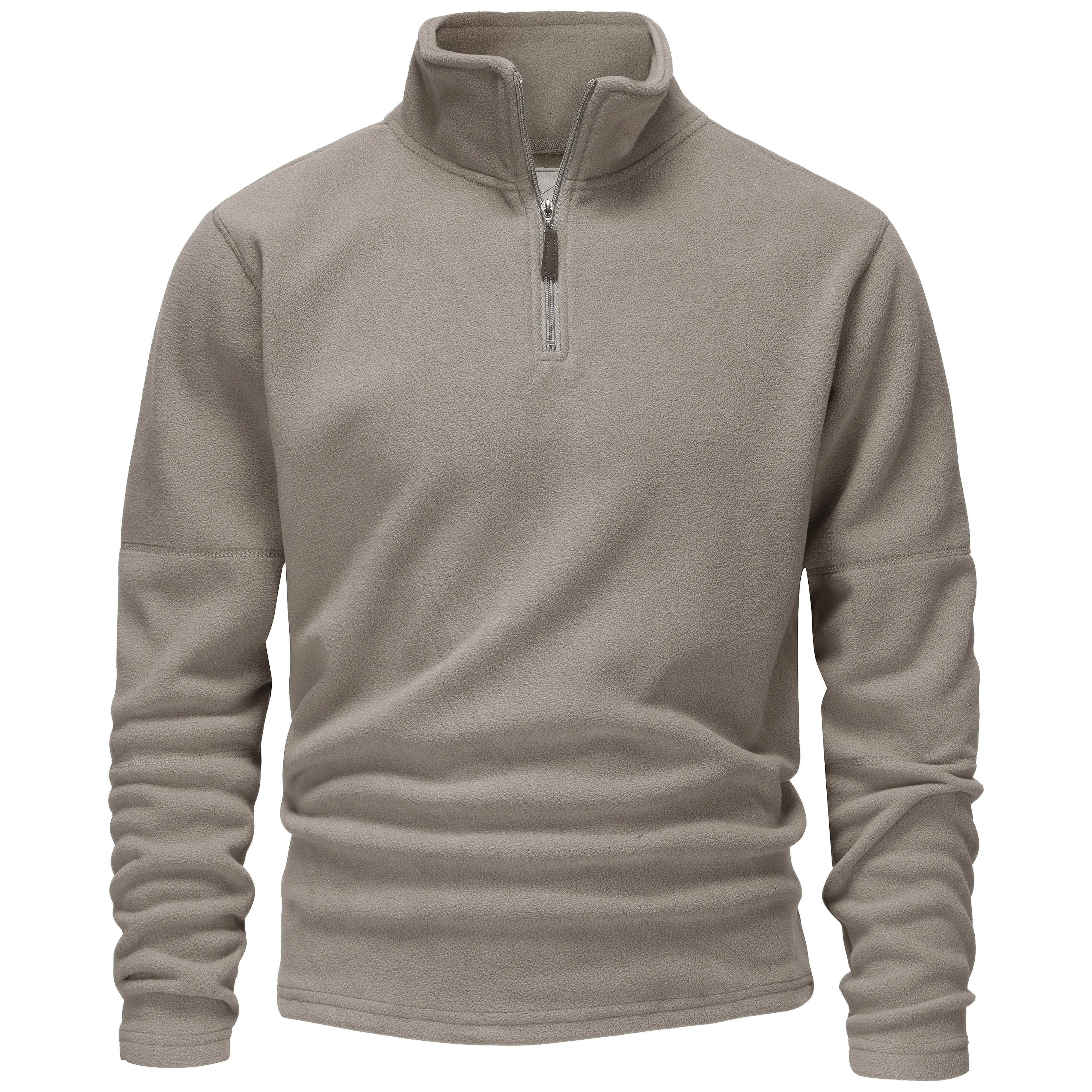 Mens 1/4 Zip Fleece Jumper - Charcoal