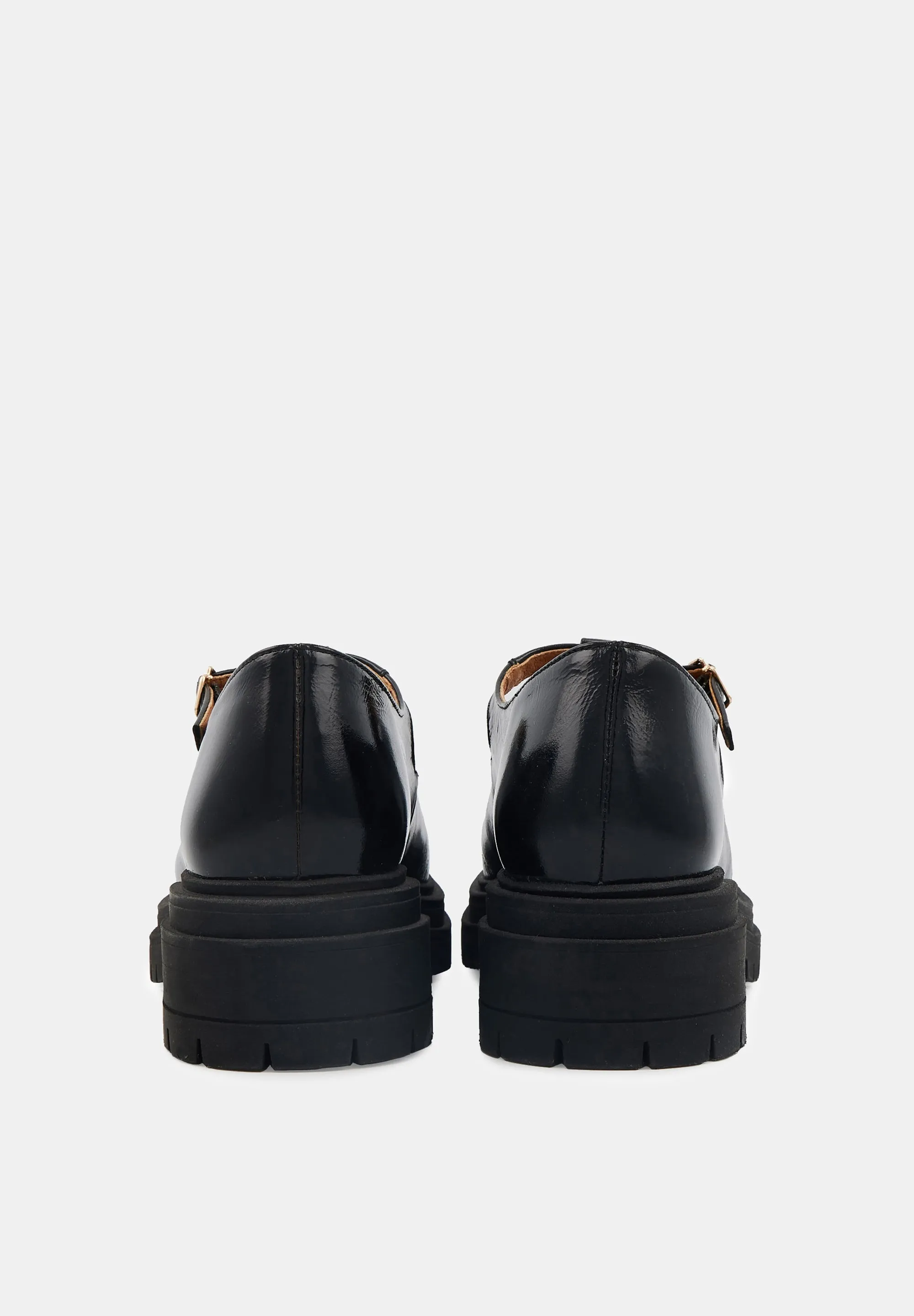 Mildred-Cuir brillant Noir