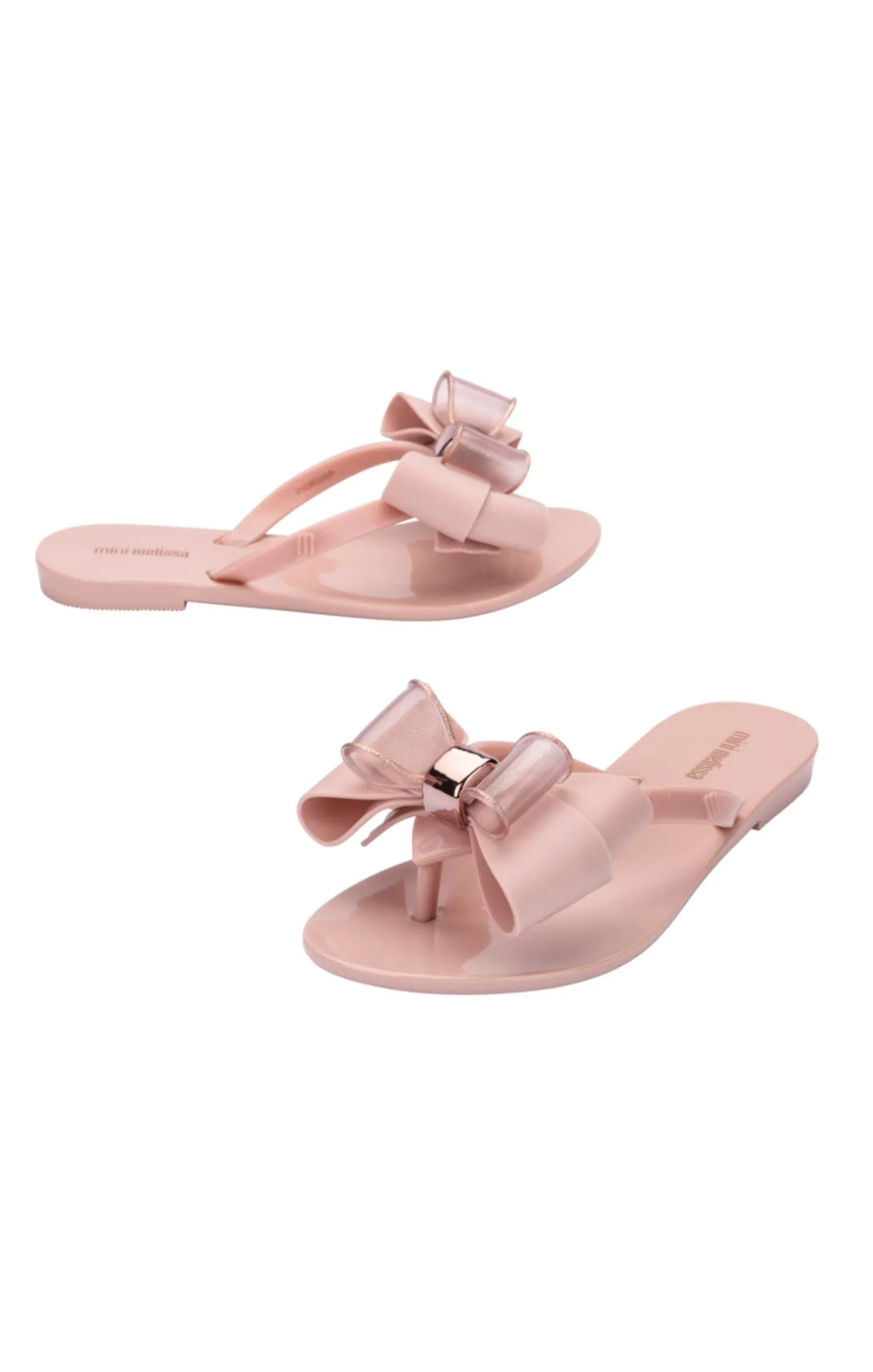 Mini Melissa Harmonic Sweet VI Kids Flip Flops - Light Pink