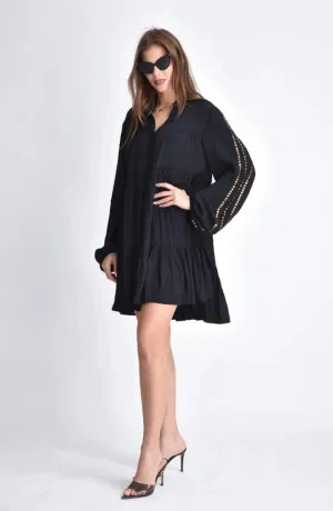 Muche & Muchette Babydoll Dress, Black