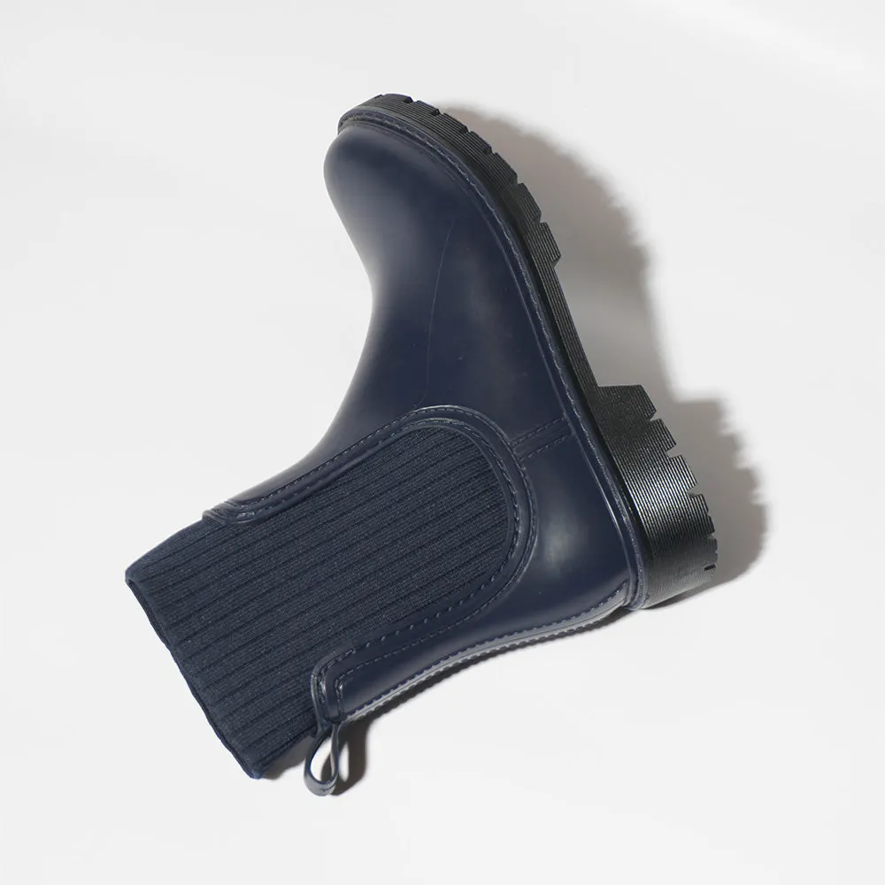 Navy Blue Wellington Boots