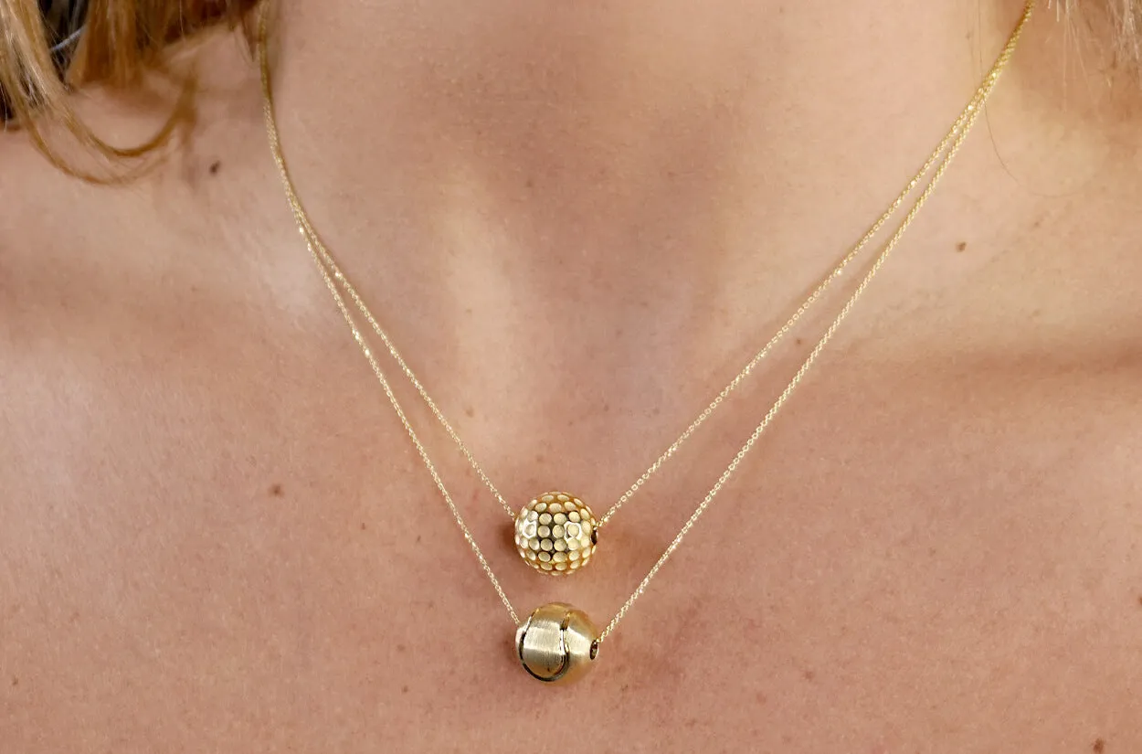 Necklace Tennis & Padel Ball 14kt Gold