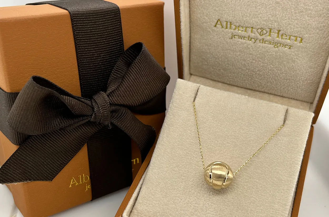 Necklace Tennis & Padel Ball 14kt Gold