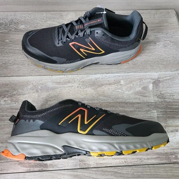 New Balance Fresh Foam 510v6 Trail Running Shoe Men 10.5 Black Grey Arch Support