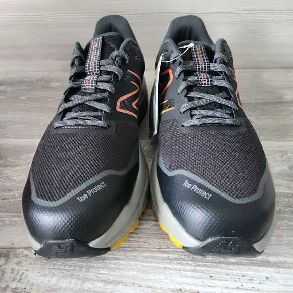 New Balance Fresh Foam 510v6 Trail Running Shoe Men 10.5 Black Grey Arch Support