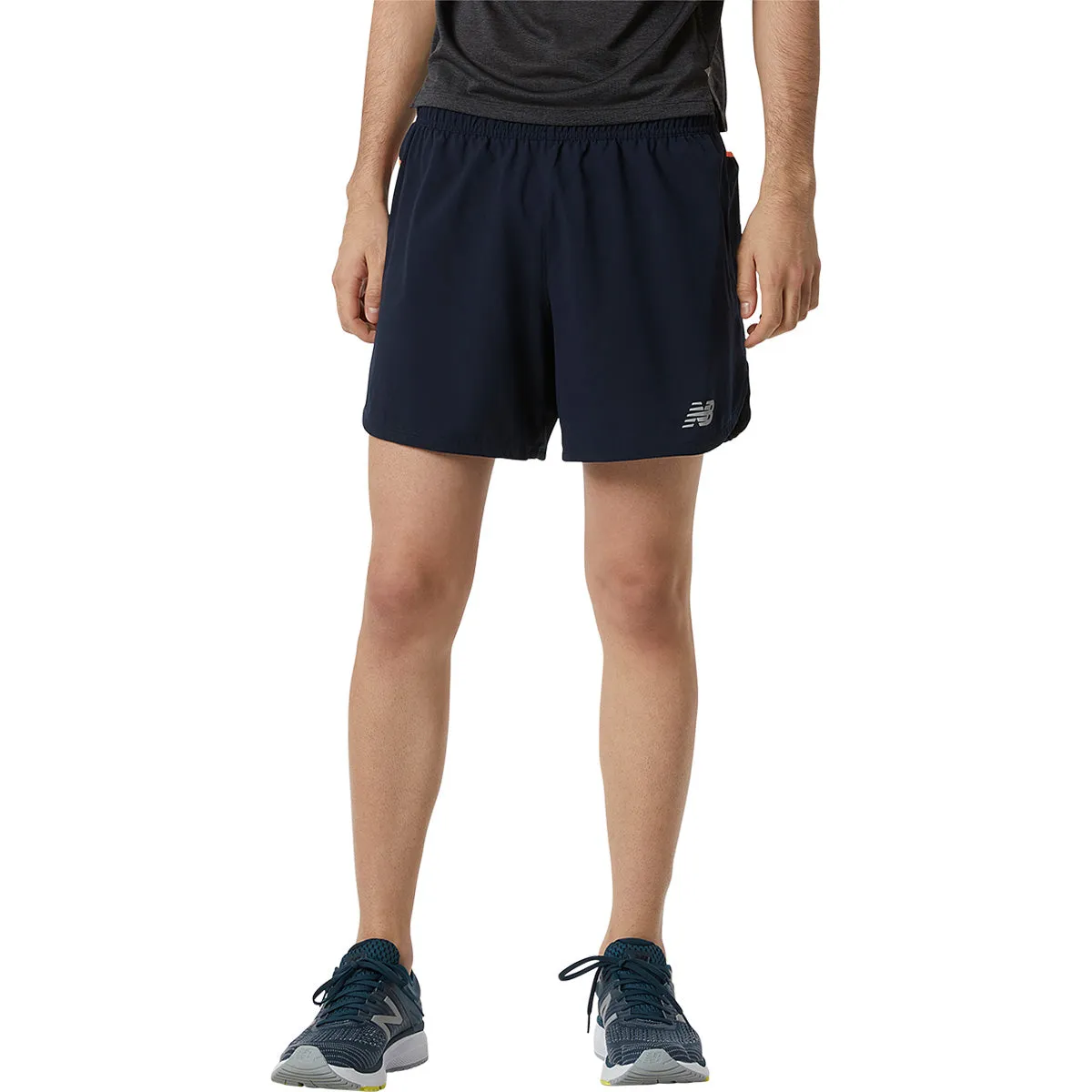 New Balance Graphic Impact 5 Inch Mens Running Shorts