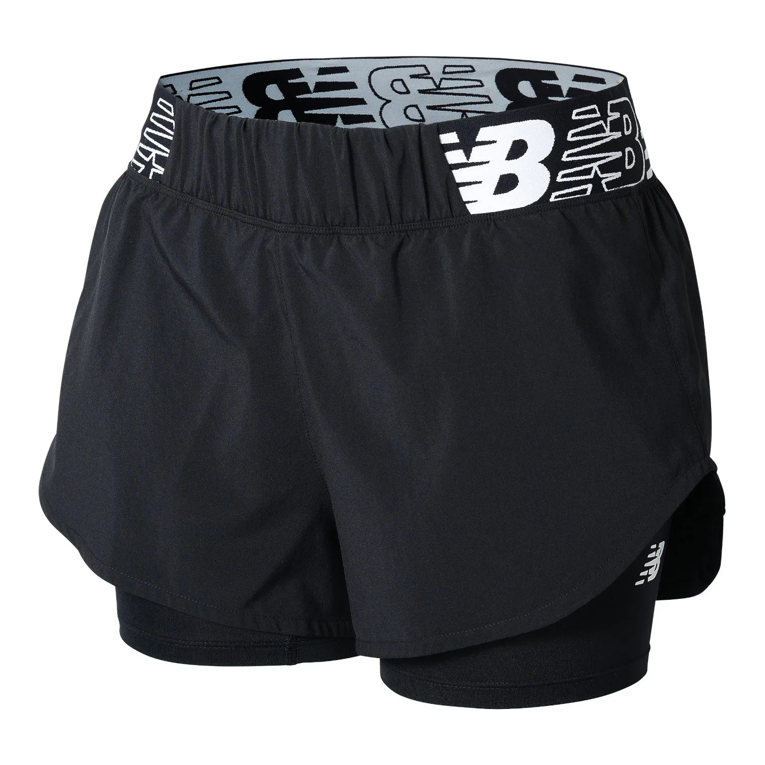 New Balance Relentless Womens 2-in1 Running Short