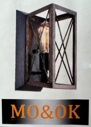 New MO&OK Outdoor Porch Light Dusk to Dawn Aluminum Waterproof Wall Sconce Lantern Farmhouse Outdoor Wall Lamp Light Fixture E26 Socket