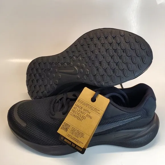 New Nike Revolution 7 Wide Black Off Noir Men's Running Shoes Sneakers Sizes