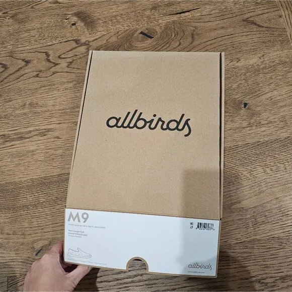 NIB Men's Allbirds Wool Lounger Fluff Slip-Ons Size 9