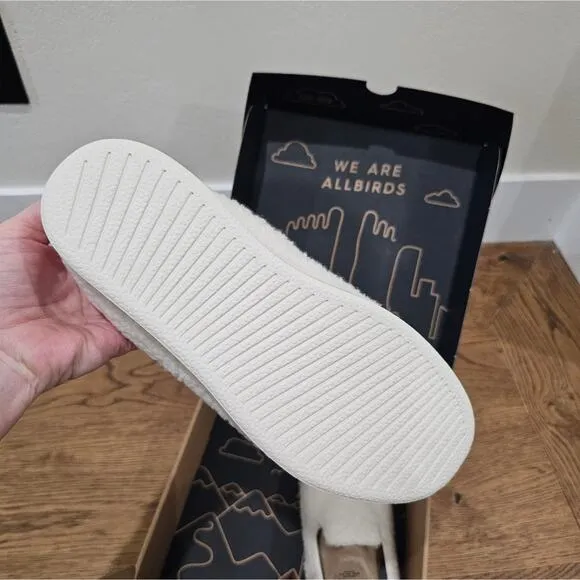 NIB Men's Allbirds Wool Lounger Fluff Slip-Ons Size 9