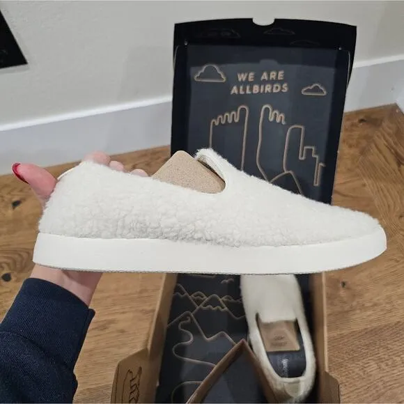 NIB Men's Allbirds Wool Lounger Fluff Slip-Ons Size 9