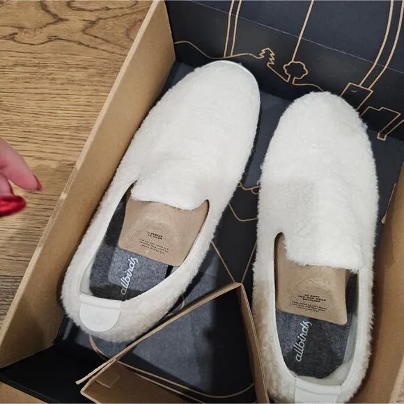 NIB Men's Allbirds Wool Lounger Fluff Slip-Ons Size 9