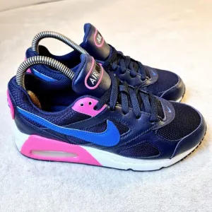 Nike Air Max Youth 4.5Y GS (Big Kids) Sneakers Shoes Obsidian/Pink 579998-464