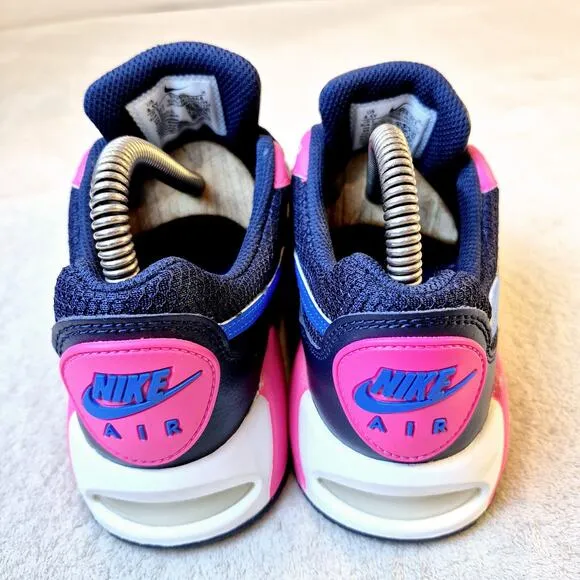 Nike Air Max Youth 4.5Y GS (Big Kids) Sneakers Shoes Obsidian/Pink 579998-464