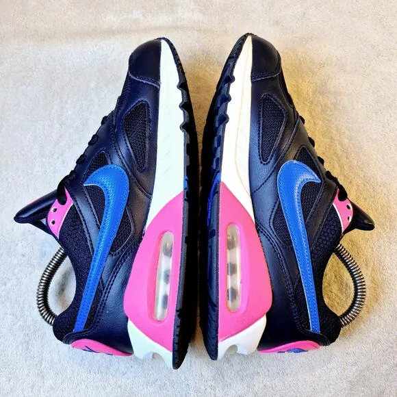 Nike Air Max Youth 4.5Y GS (Big Kids) Sneakers Shoes Obsidian/Pink 579998-464