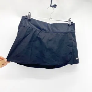 NIKE black tennis mini skirt or bathing suit bottom athletic quick dry skort