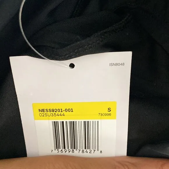 NIKE black tennis mini skirt or bathing suit bottom athletic quick dry skort