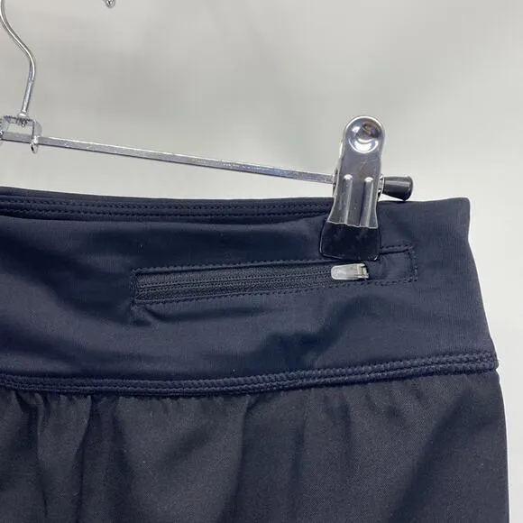 NIKE black tennis mini skirt or bathing suit bottom athletic quick dry skort