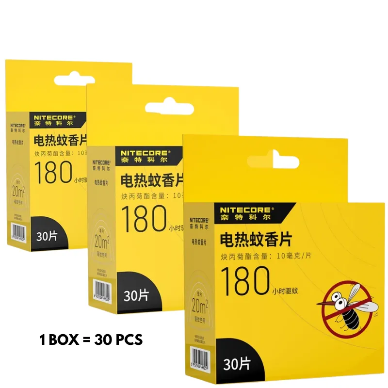 Nitecore Mosquito Repellent Mats Strips Refill Camping Hiking Tent Outdoor Indoor Accessories