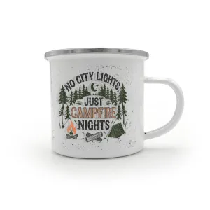 No City Light Enamel Camping Mug