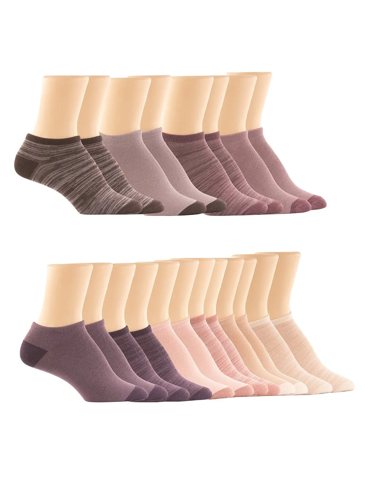 No-Show Bamboo Socks 10-Pack