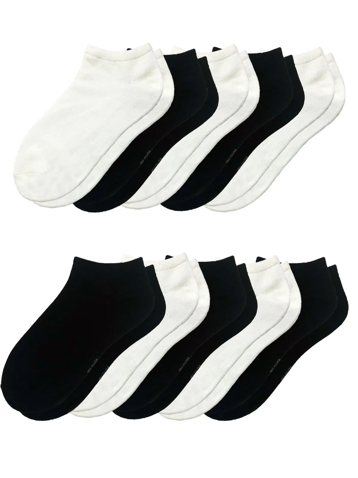 No-Show Bamboo Socks 10-Pack