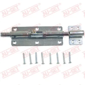 NuSet 5-3/4" Slide Barrel Bolt, Zinc